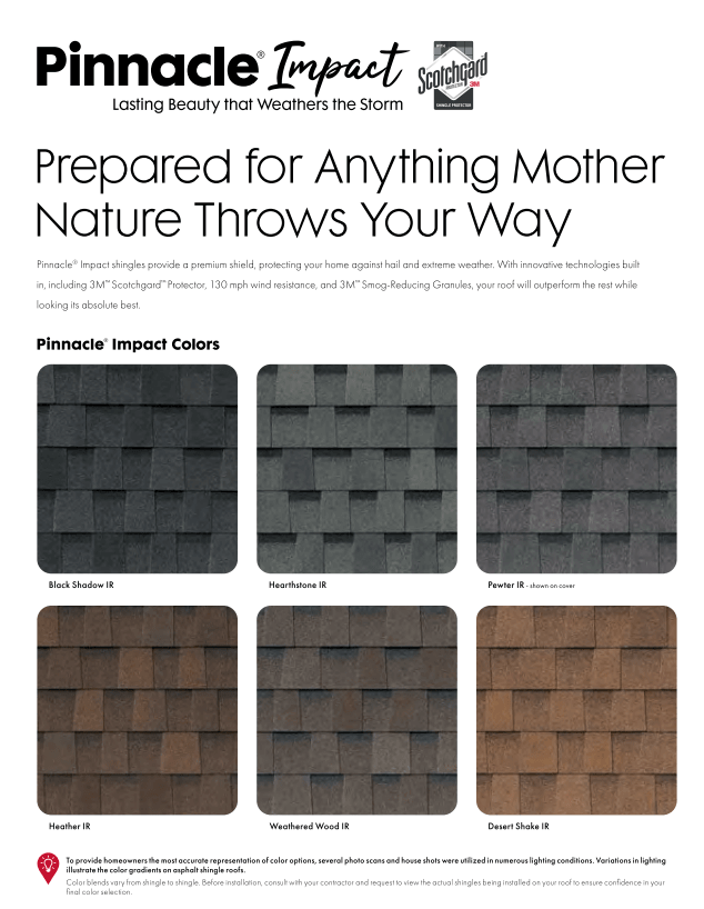 Malarkey Shingles Color Chart