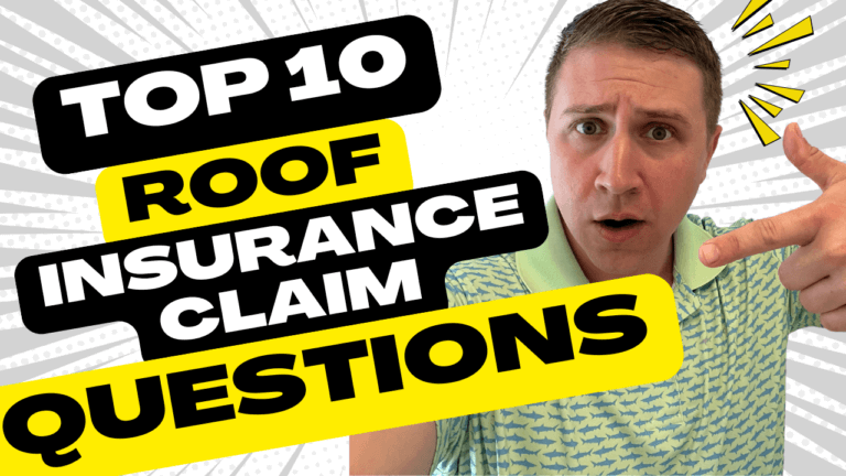 Top 10 Roof Insurance Claim Questions Answered